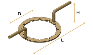 Non Sparking IBC Cap Opener