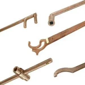 Non Sparking Valve Keys and Hook Spanners