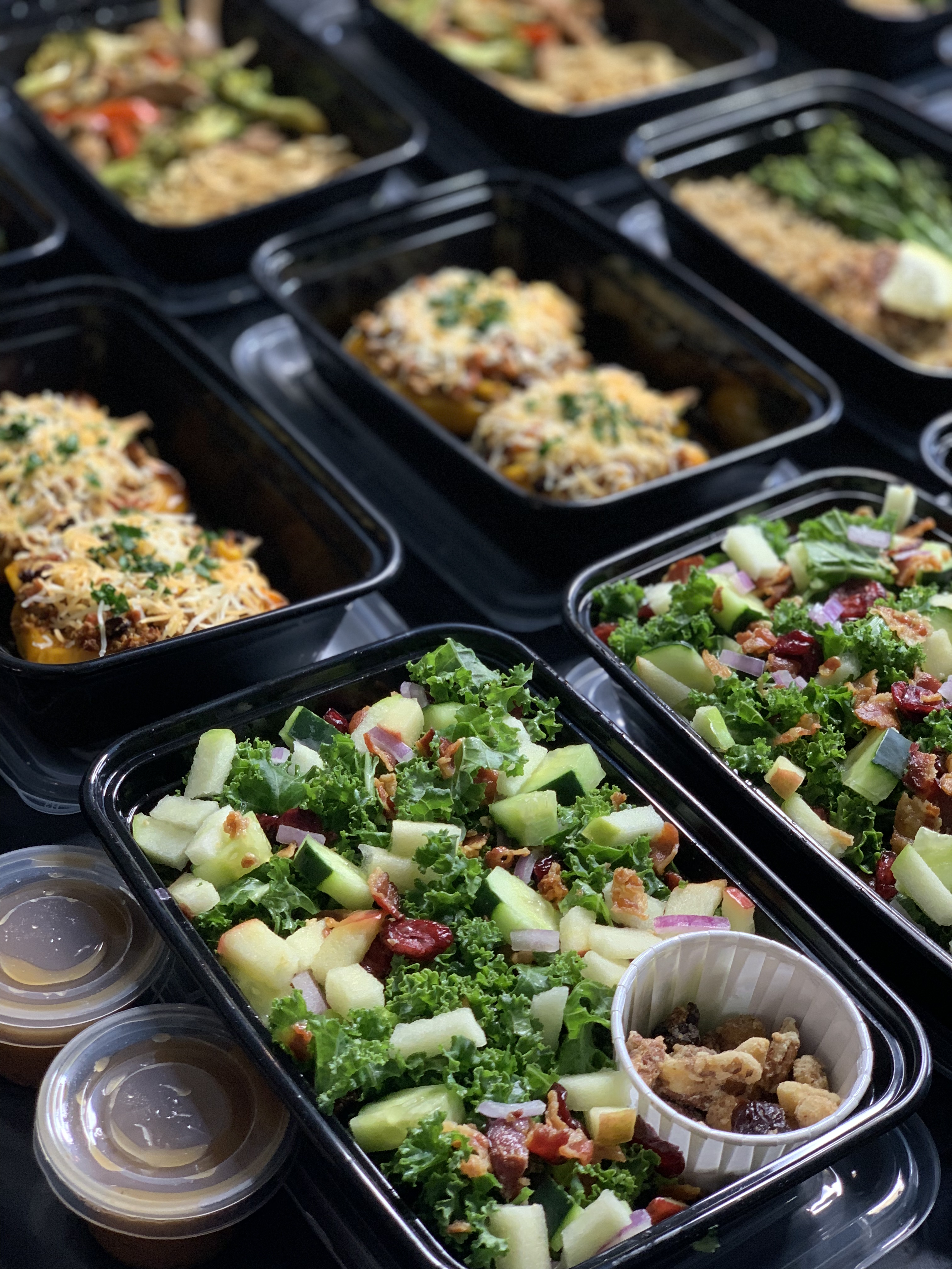 Arranged Food and Objects