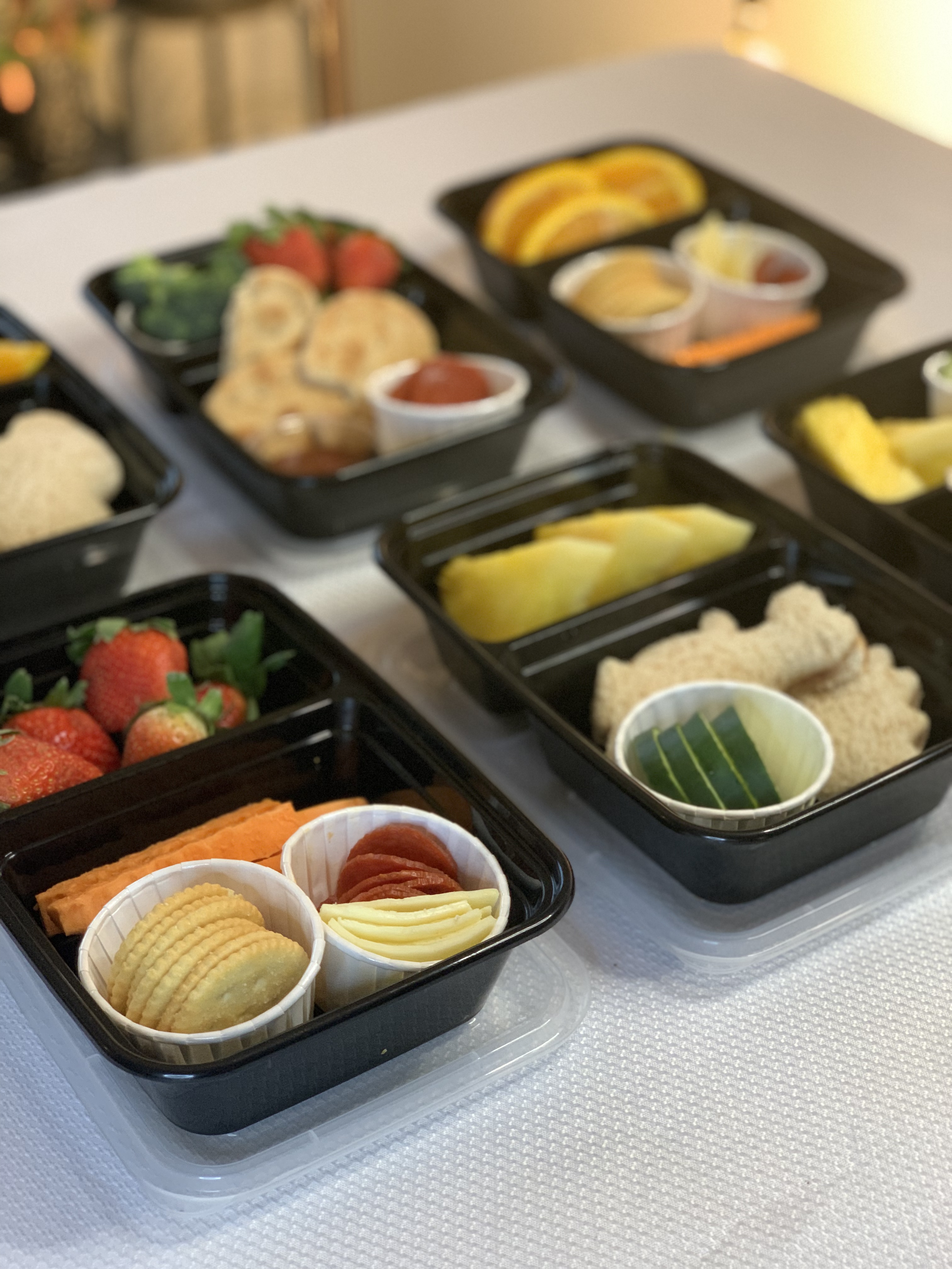 Arranged Food and Objects