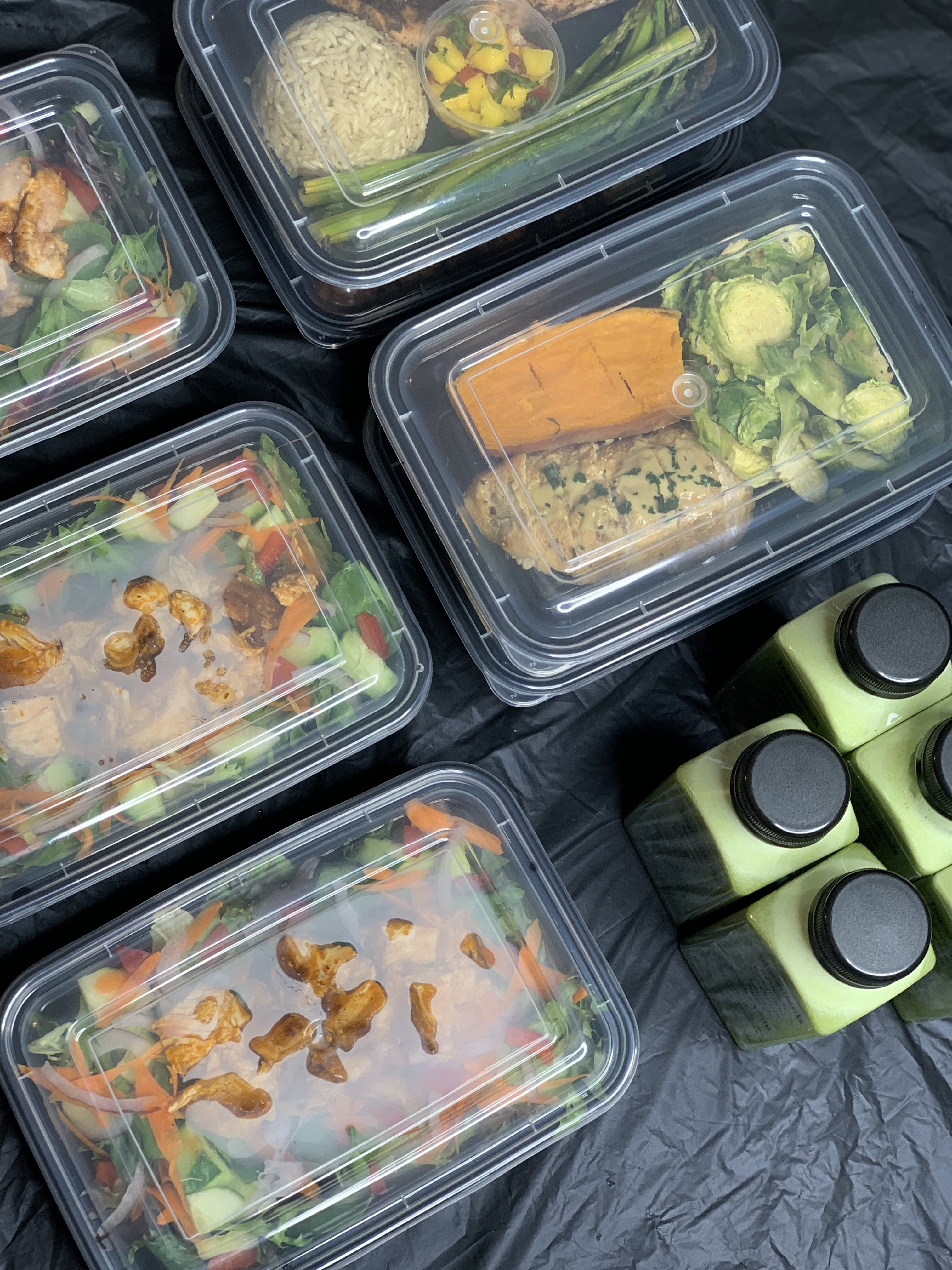 Arranged Food and Objects