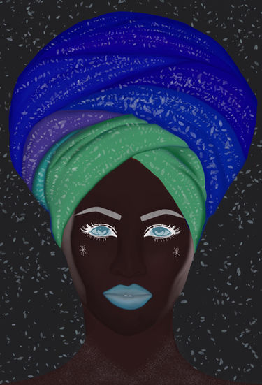 Illustration, Winter Goddess 