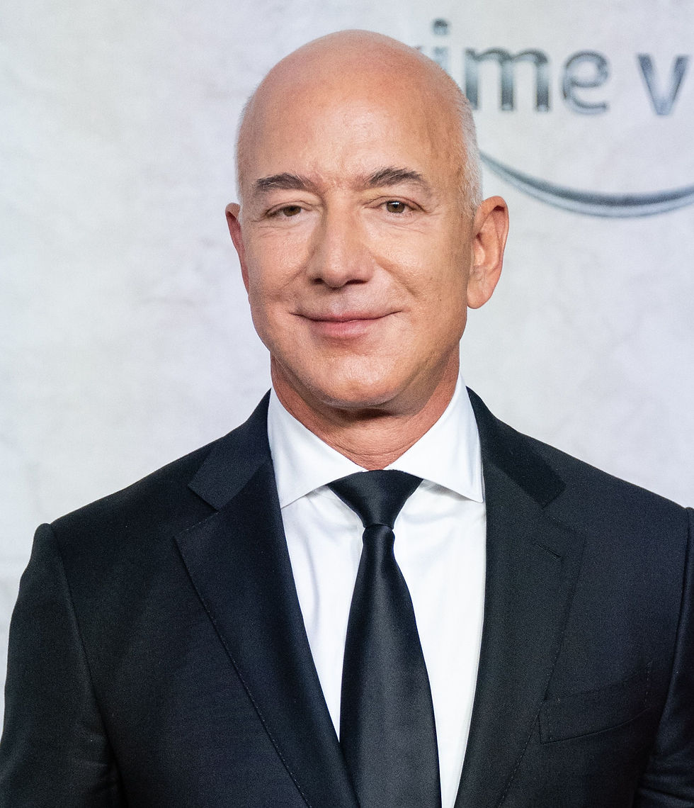 portrait of Jeff Bezos, founder of Amazon