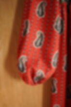 ภาพขนาดย่อ: 1970s Sherman of London Paisley Print Boho Rock Star Prairie Maxi Dress