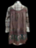 サムネイル： 1970s Reversible Hand Block Print Indian Cotton Smock Blouse Vest
