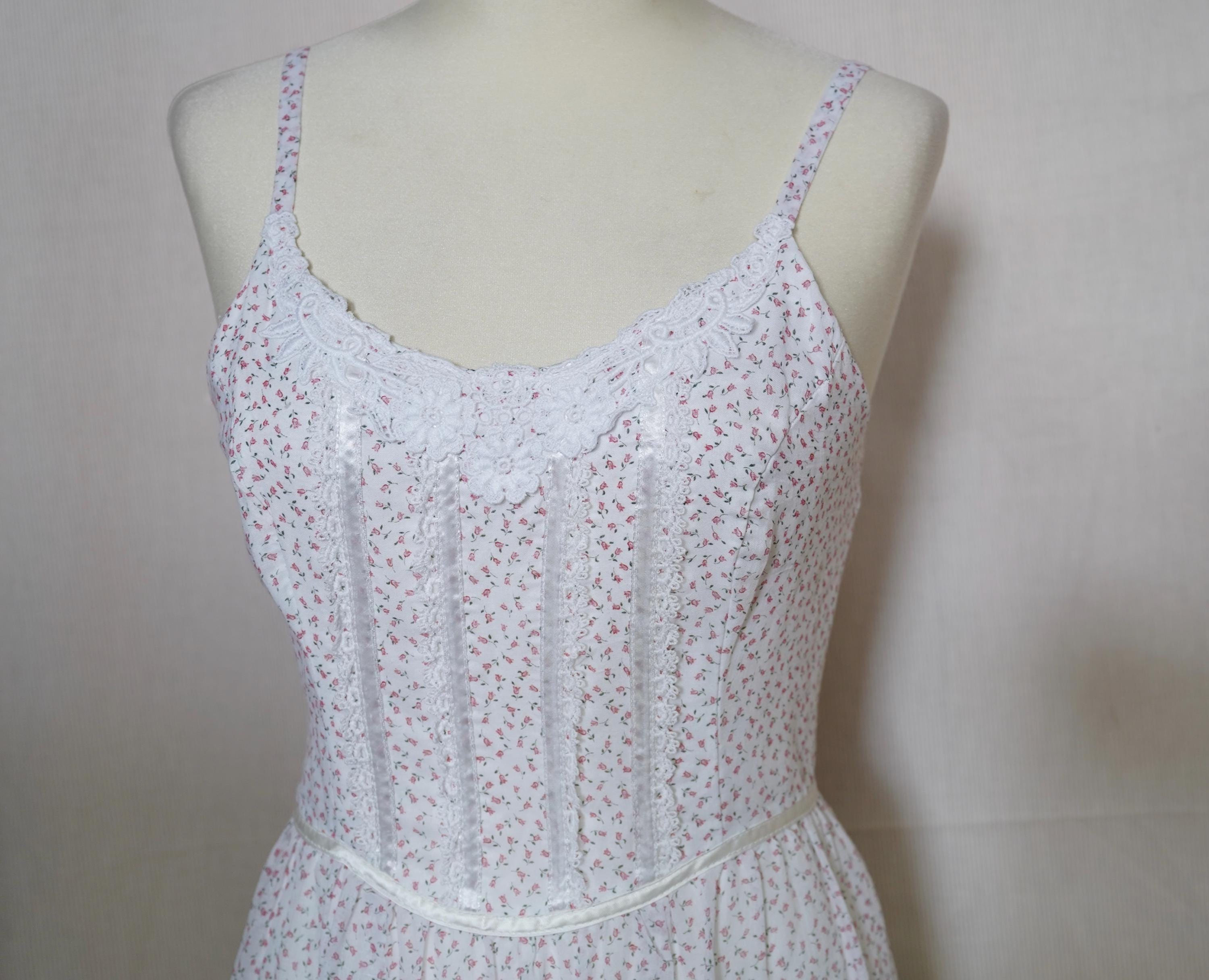 1970s Gunne Sax Hippie Boho Prairie Cottagecore Woodland Maxi Sun Dress+Quilted