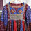Thumbnail: 1970s Patchwork Hand Embroidered Folk Hippy Boho Festival Woodstock Nomads Dress