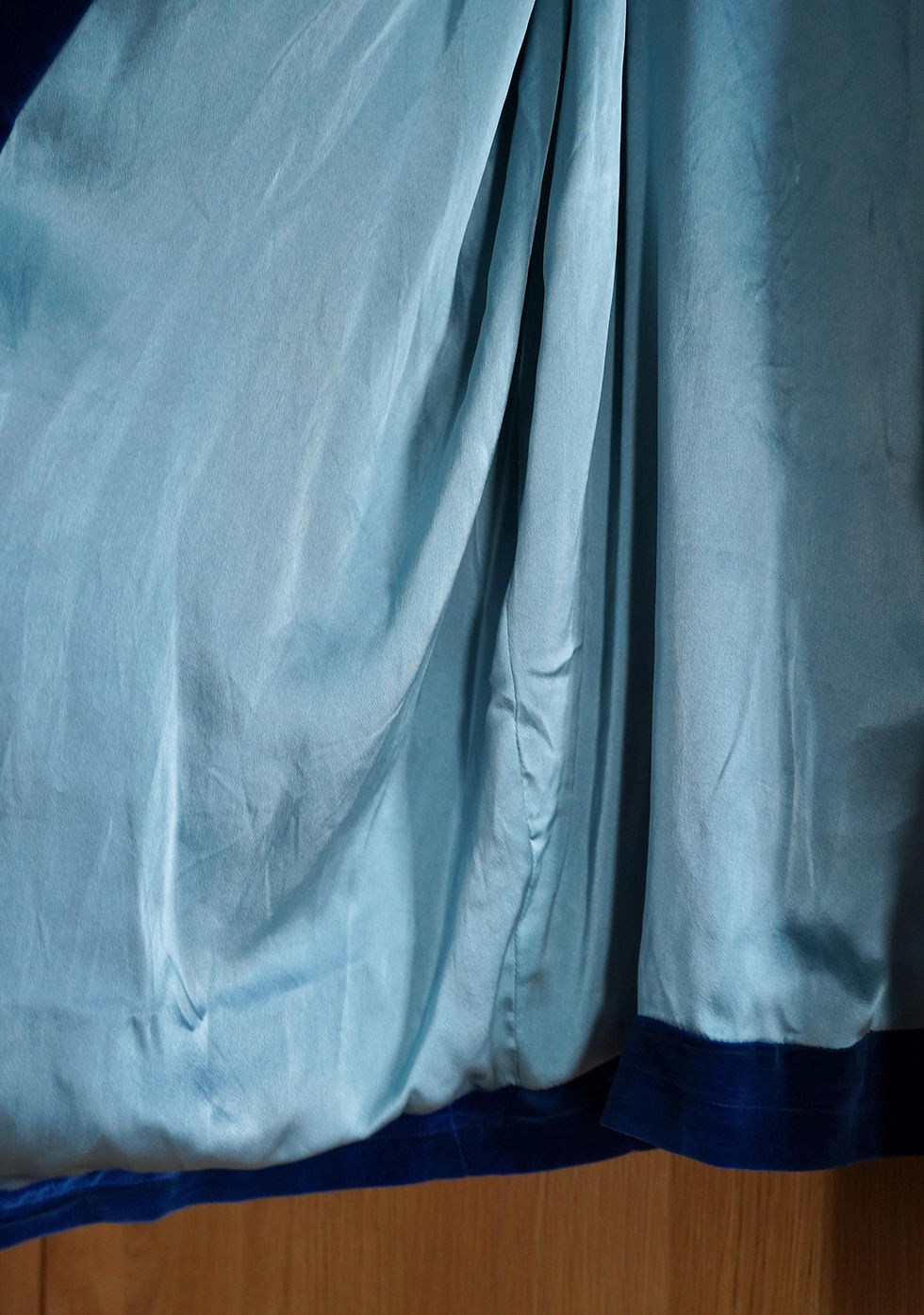 Thumbnail: 1920s Blue Velvet  Art Deco Glamorous Hollywood Jazz Age Jacket
