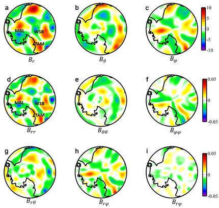 Spherical Slepian functions for magnetic gradient components