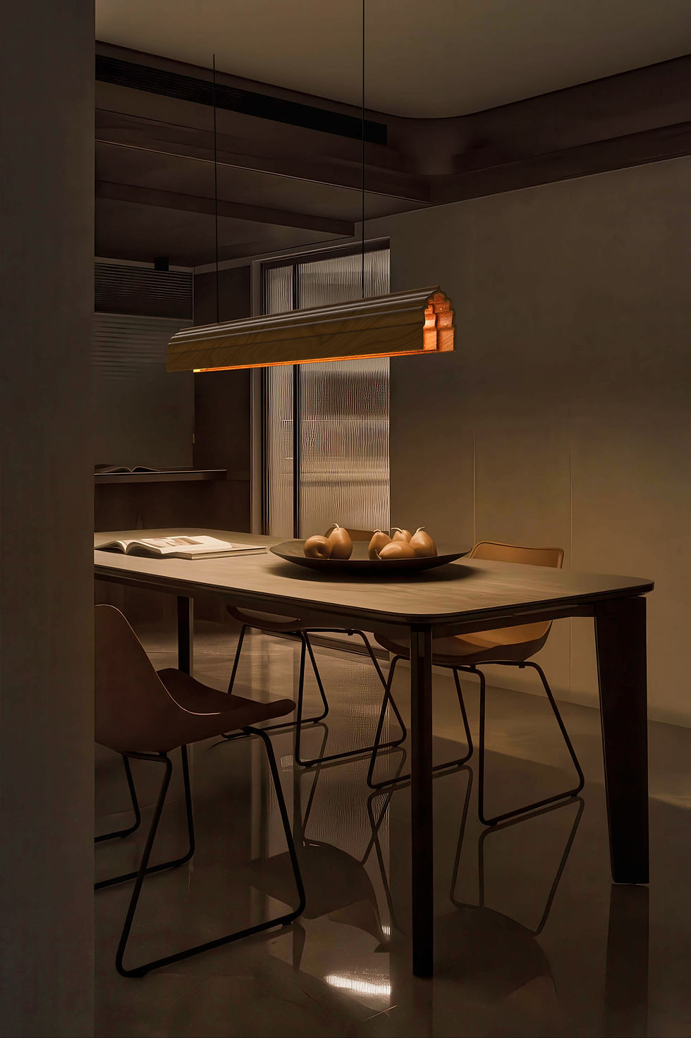 Arch Pendant Lamp by amorphous design lab