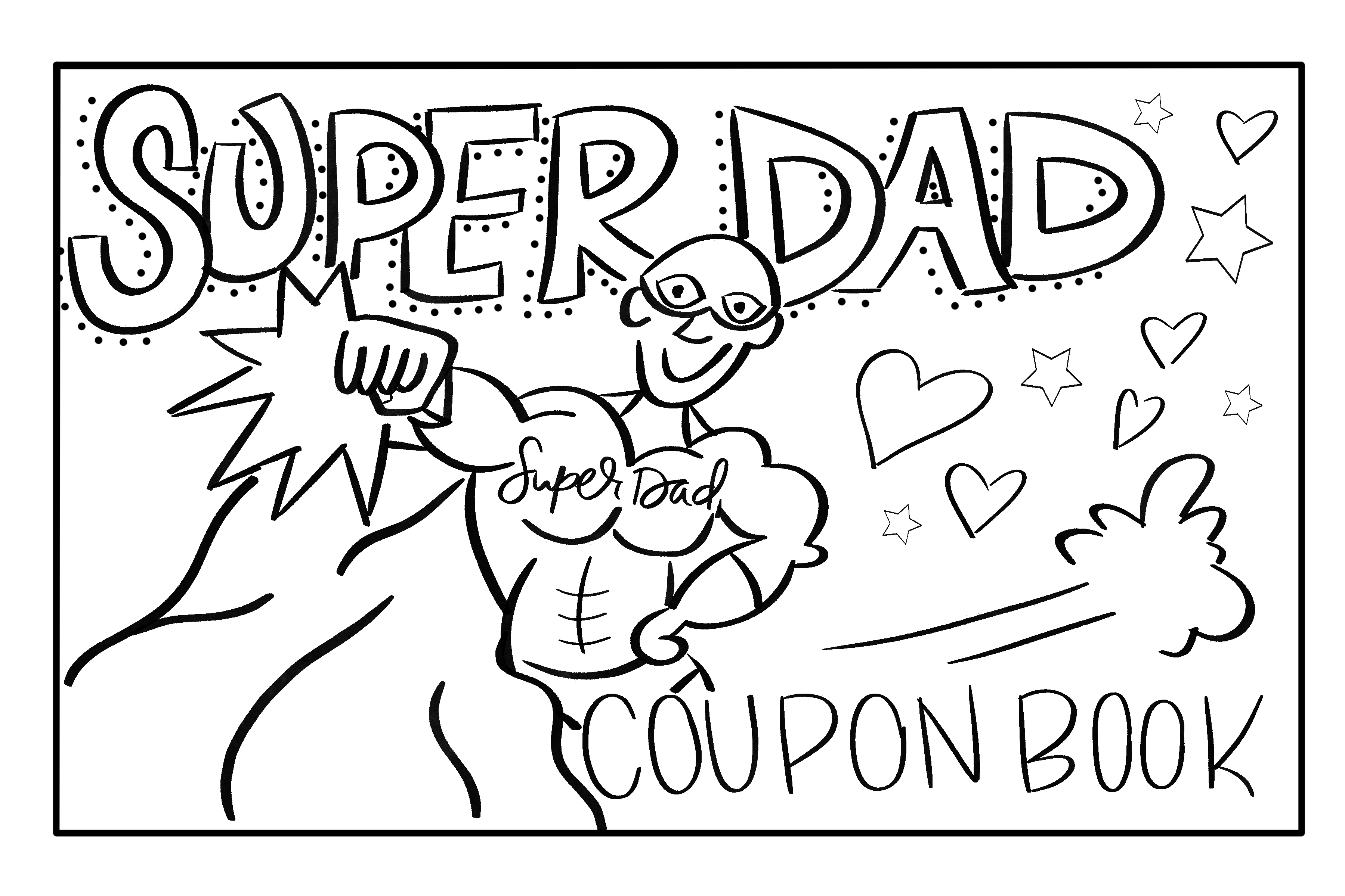 Super Dad Coupon Book