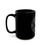 Thumbnail: Black Ceramic Coffee Mug with Taurus Zodiac Design, Celestial Bull Constellation