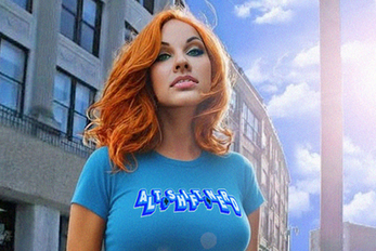 HellzGurl Hellyssa awaiting bars to open in the morning...