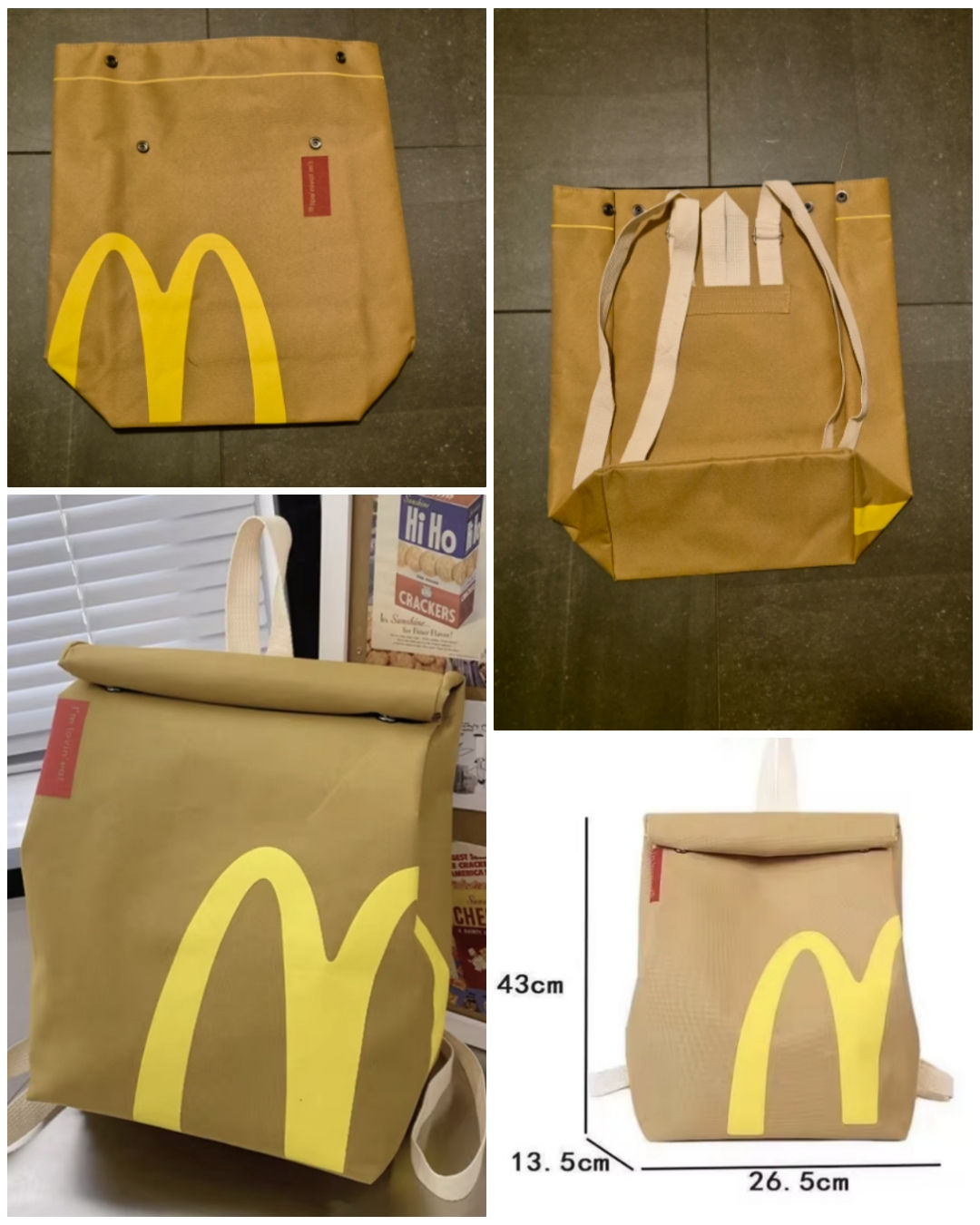 Rugzak backpack Mc Donald's MAC 43x13,5x26,5 cm
