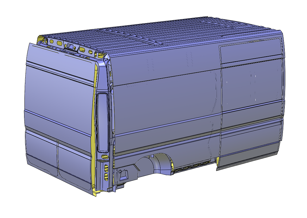 Thumbnail: 2021 Ram ProMaster 3500 159"WB High Roof Model Pack