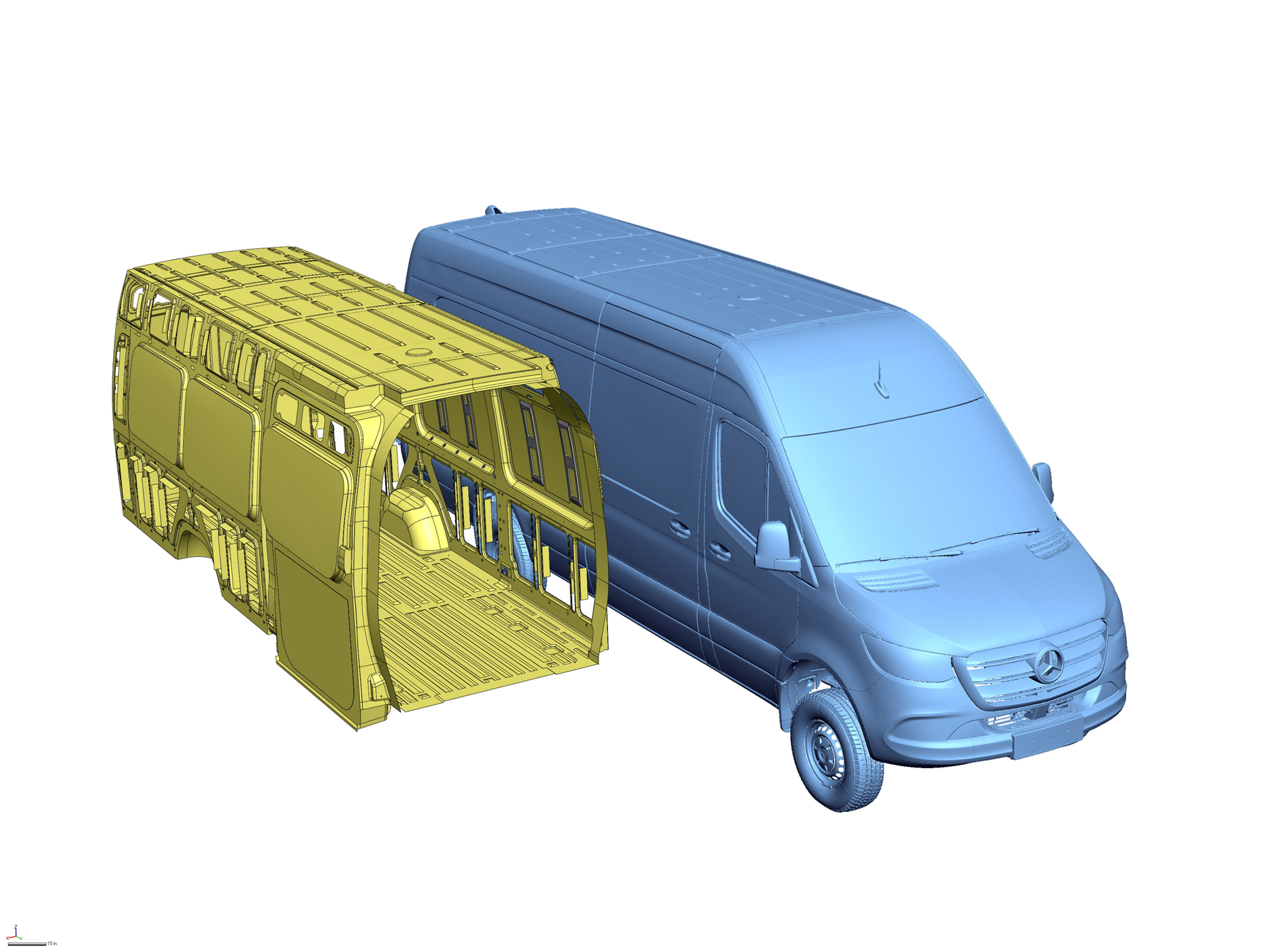 2023 Mercedes Sprinter 2500 170"WB Ext High Roof Model Pack