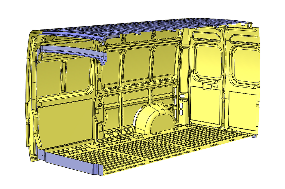 Thumbnail: 2021 Ram ProMaster 3500 159"WB High Roof Model Pack
