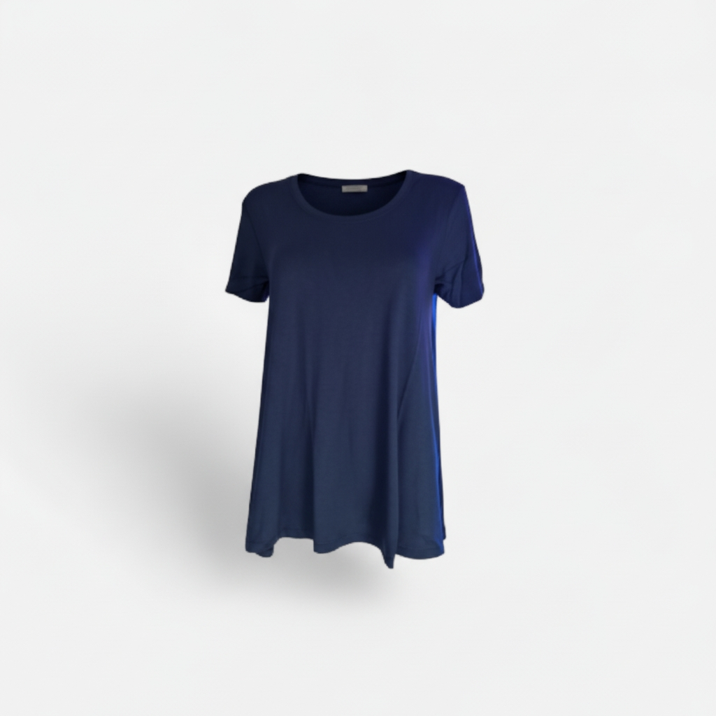 Relaxed fit short sleeve tee