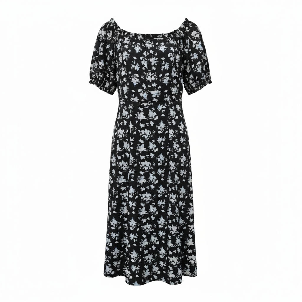 Plus size floral summer dress