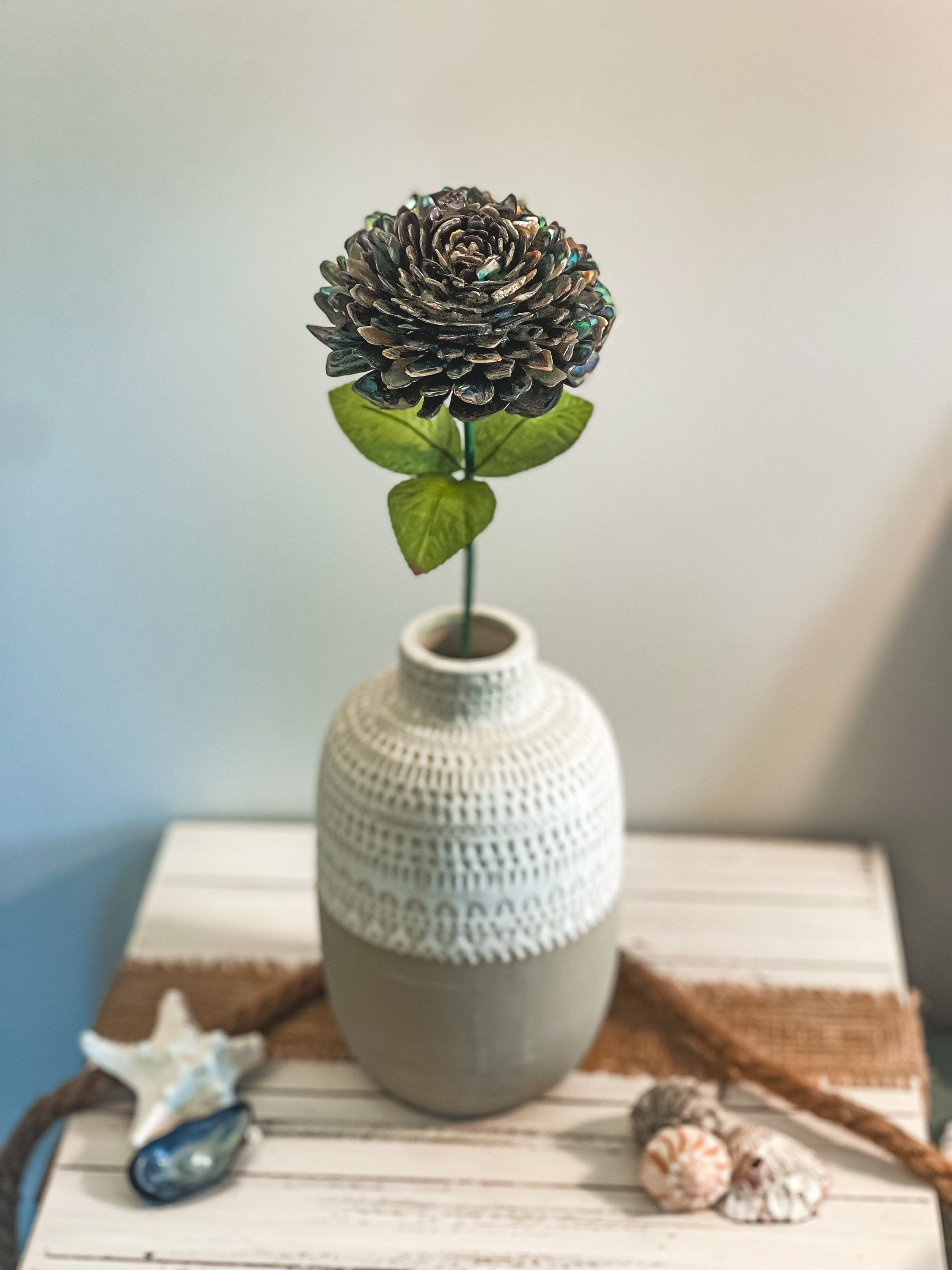 Abalone Seashell Flower