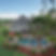 Landscaped yard