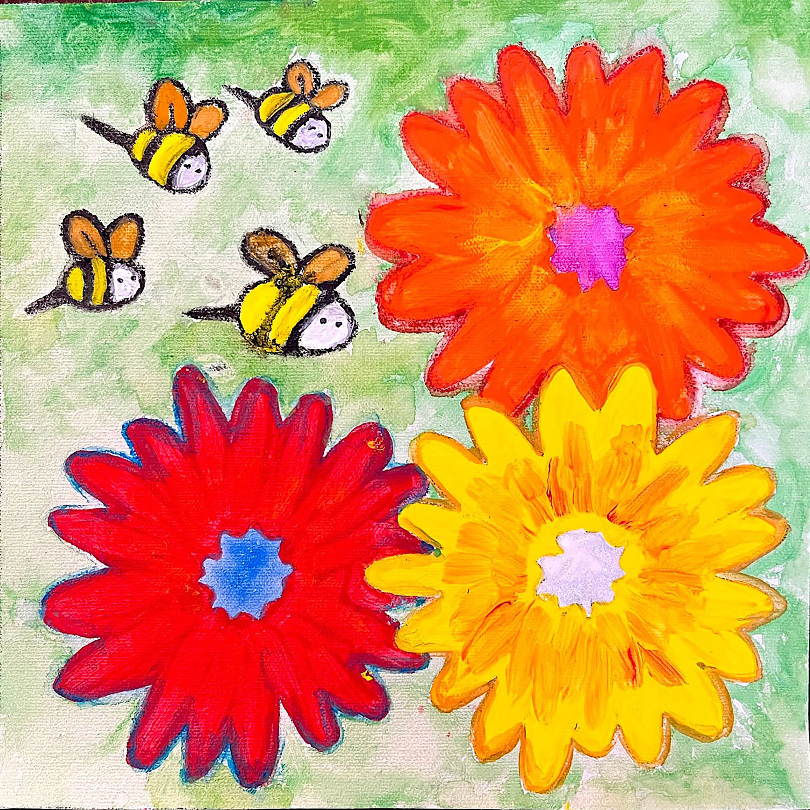 H Letter Anju Leslie flowersbee9inch.jpg