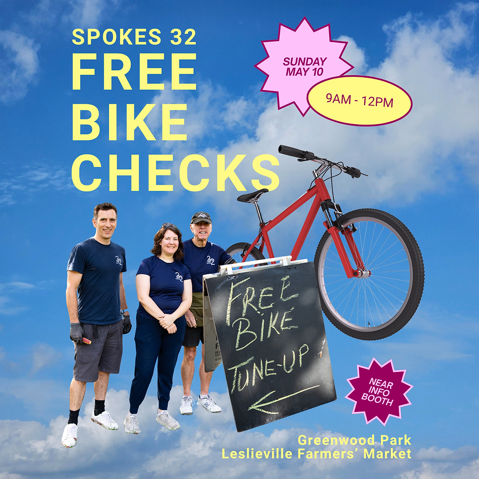 Free Bike Checks with 32 Spokes