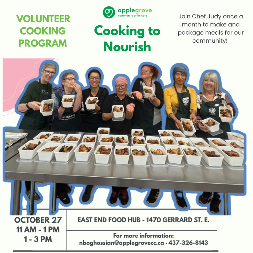 Cooking to Nourish