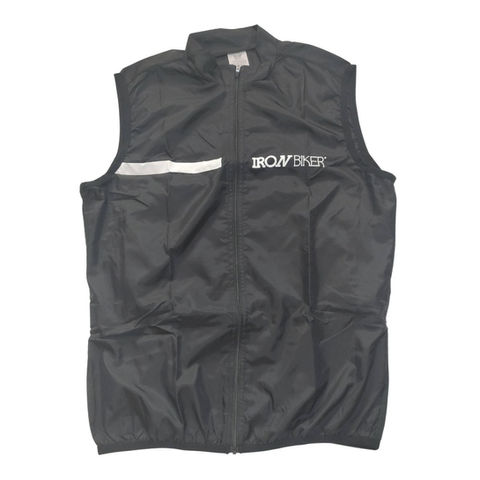 Colete Corta Vento Iron Biker Total Black