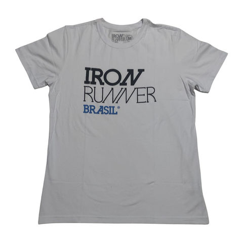 Camiseta Iron Runner Brasil Branca