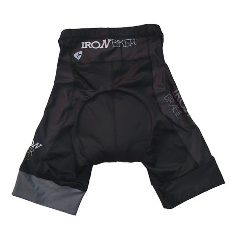 Bermuda Iron Biker Detalhes Cinza