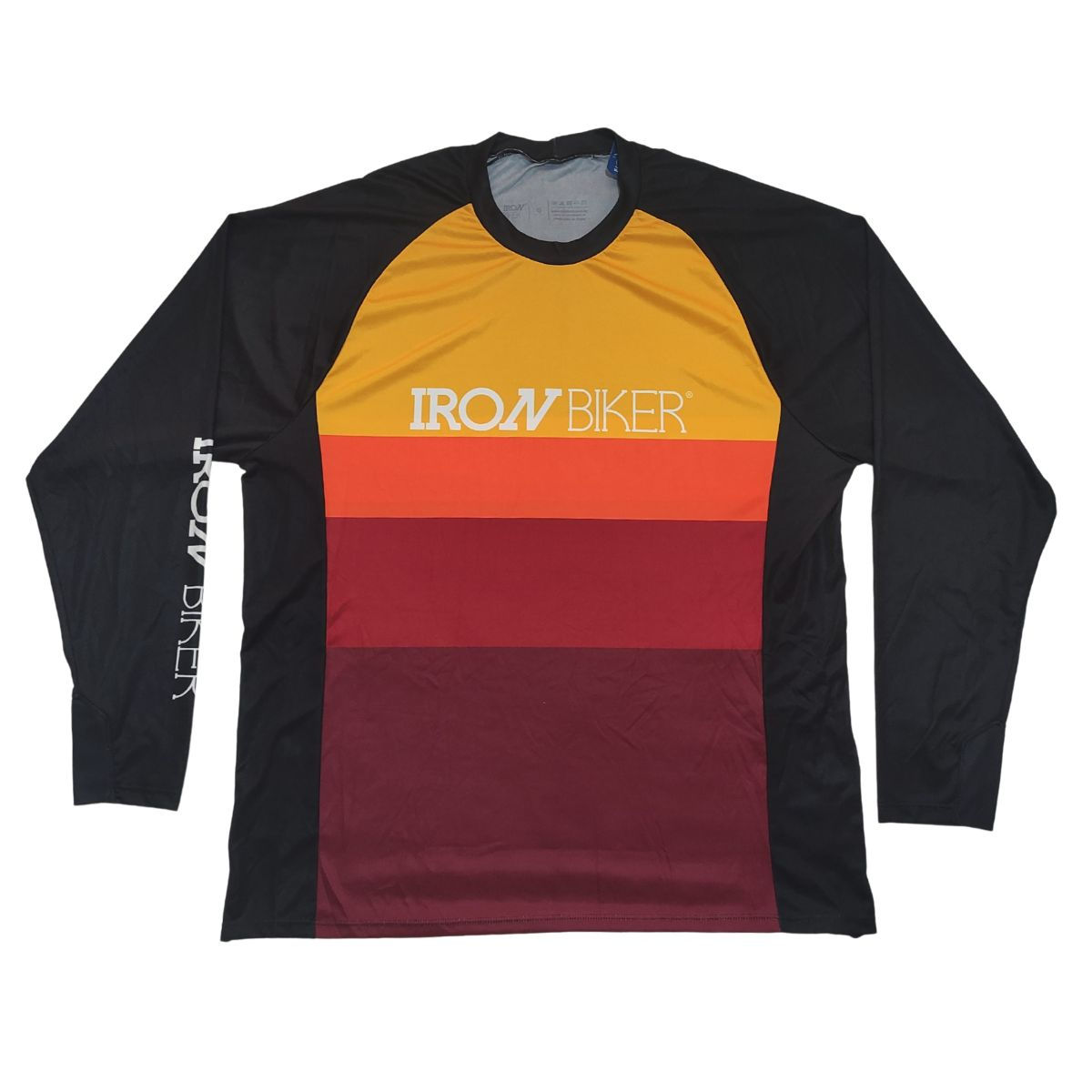 Camisa Iron Biker Enduro Laranja - Manga Longa