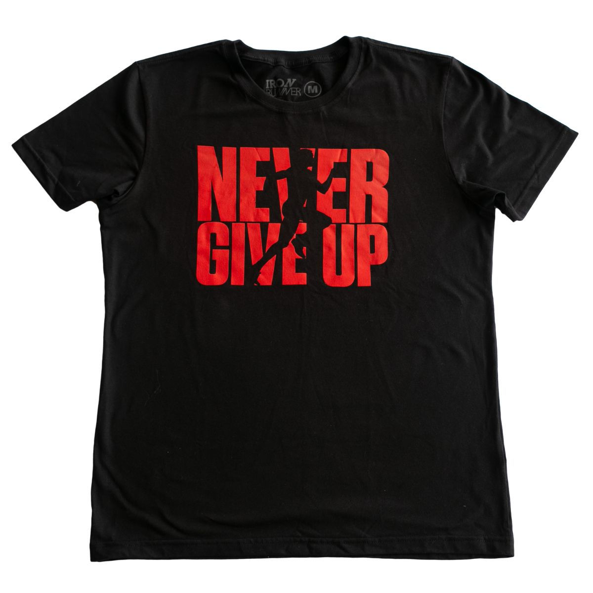 Camiseta Iron Runner Street Wear Never Give Up - Masculina