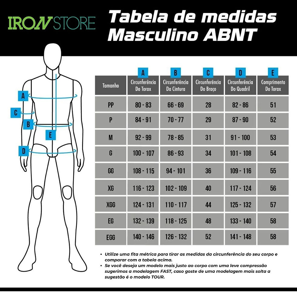 Miniatura: Jersey Iron Biker Brasil Oficial Branca Laranja e Preta - Masculina