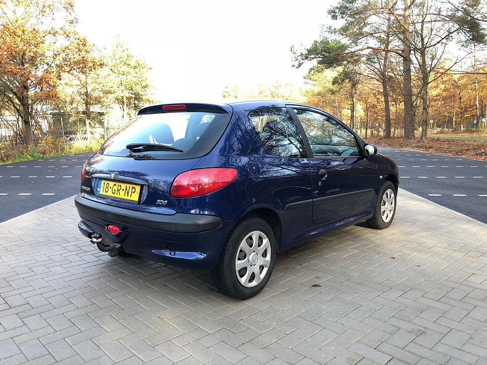 Thumbnail: Peugeot 206 1.4 Blauw 2001