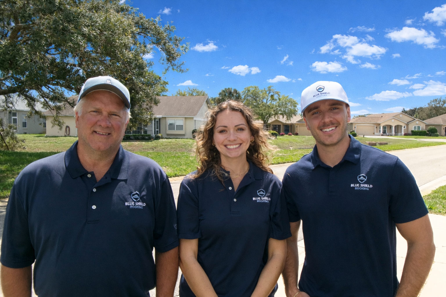 The Blue Shield Roofing family team in Largo, FL