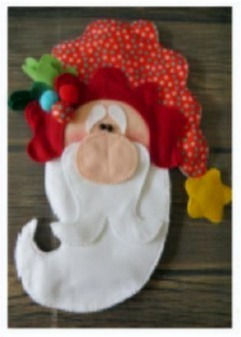 MOLDE PARA FAZER UM PAPAI NOEL PARA PORTA