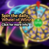 Woozworld spin the daily wheel of Winz