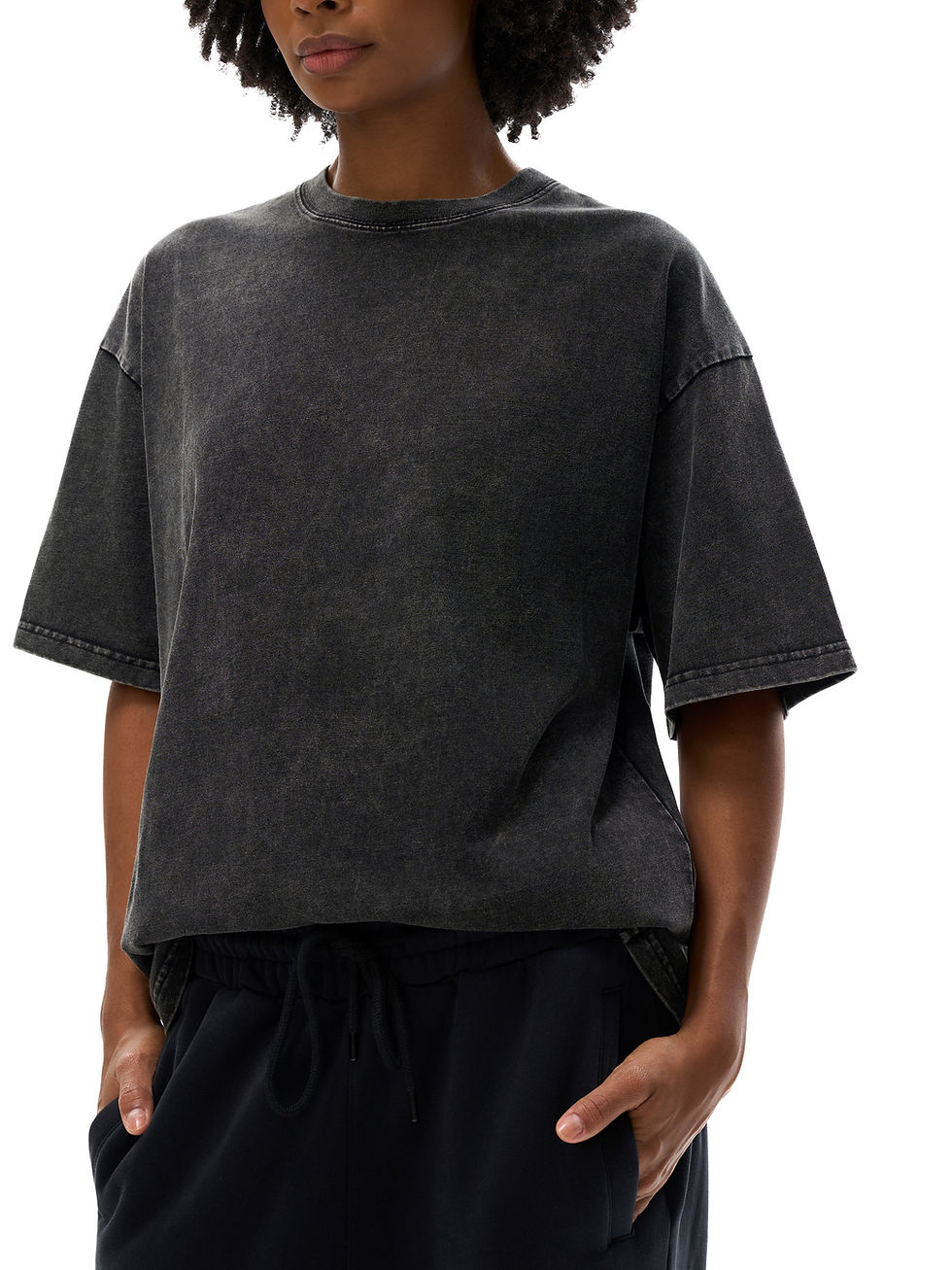 Thumbnail: Snow Washed Oversized Cotton T-Shirt