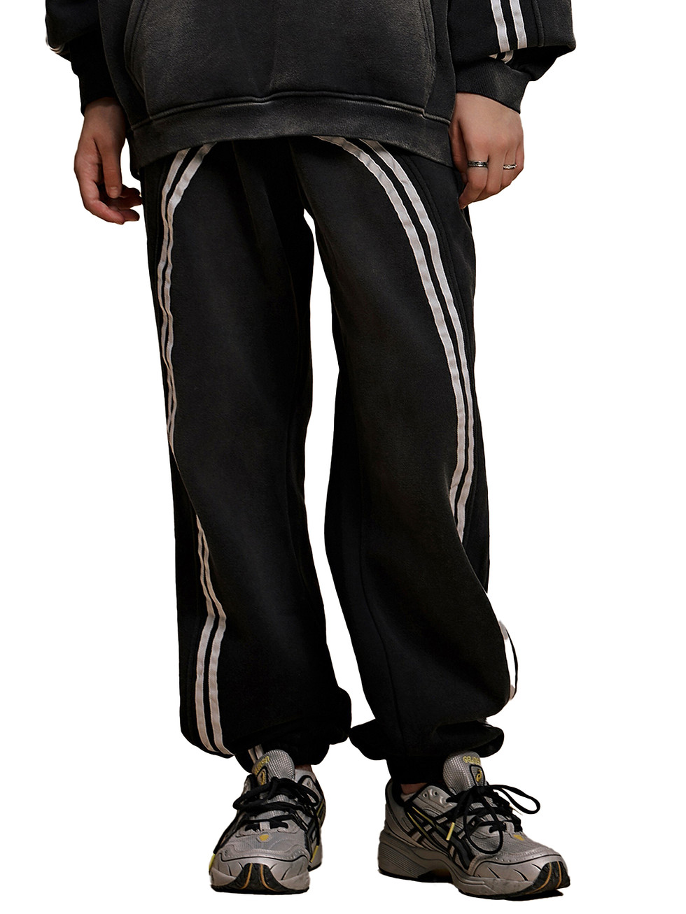 Thumbnail: Sun Fade Contrast Tape Fleece Jogged Sweatpants