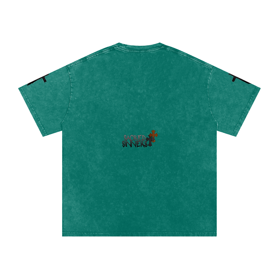 Thumbnail: Snow Washed Oversized Cotton T-Shirt