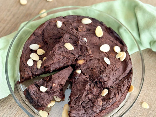 Zoete aardappelbrownie (glutenvrij, lactosevrij & vegan) 🍠