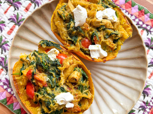 Gevulde spaghettipompoen 🍁