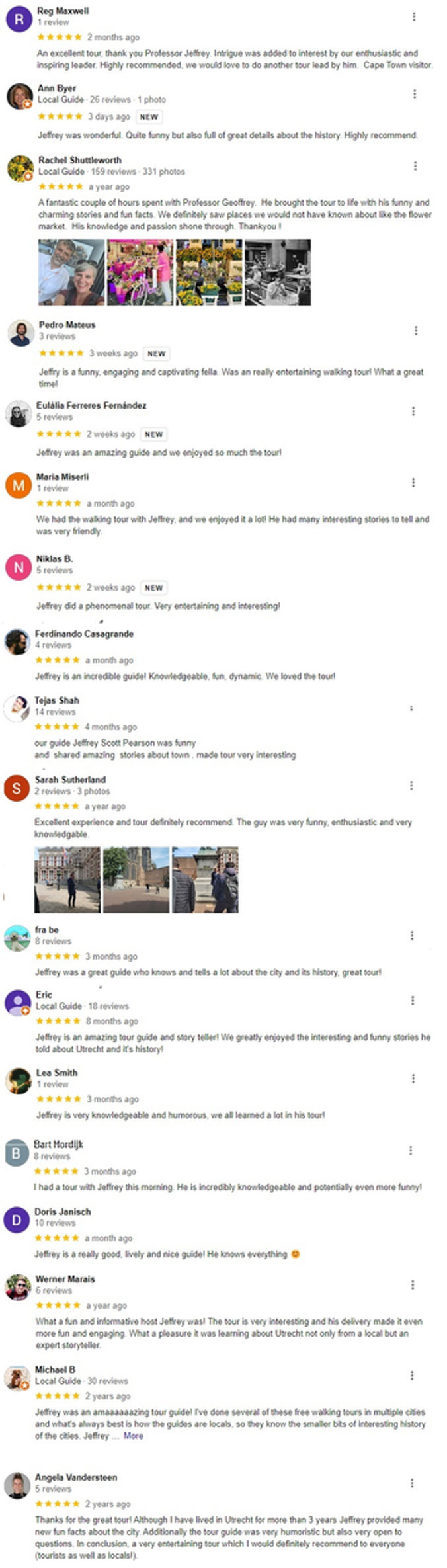 list of positive comments