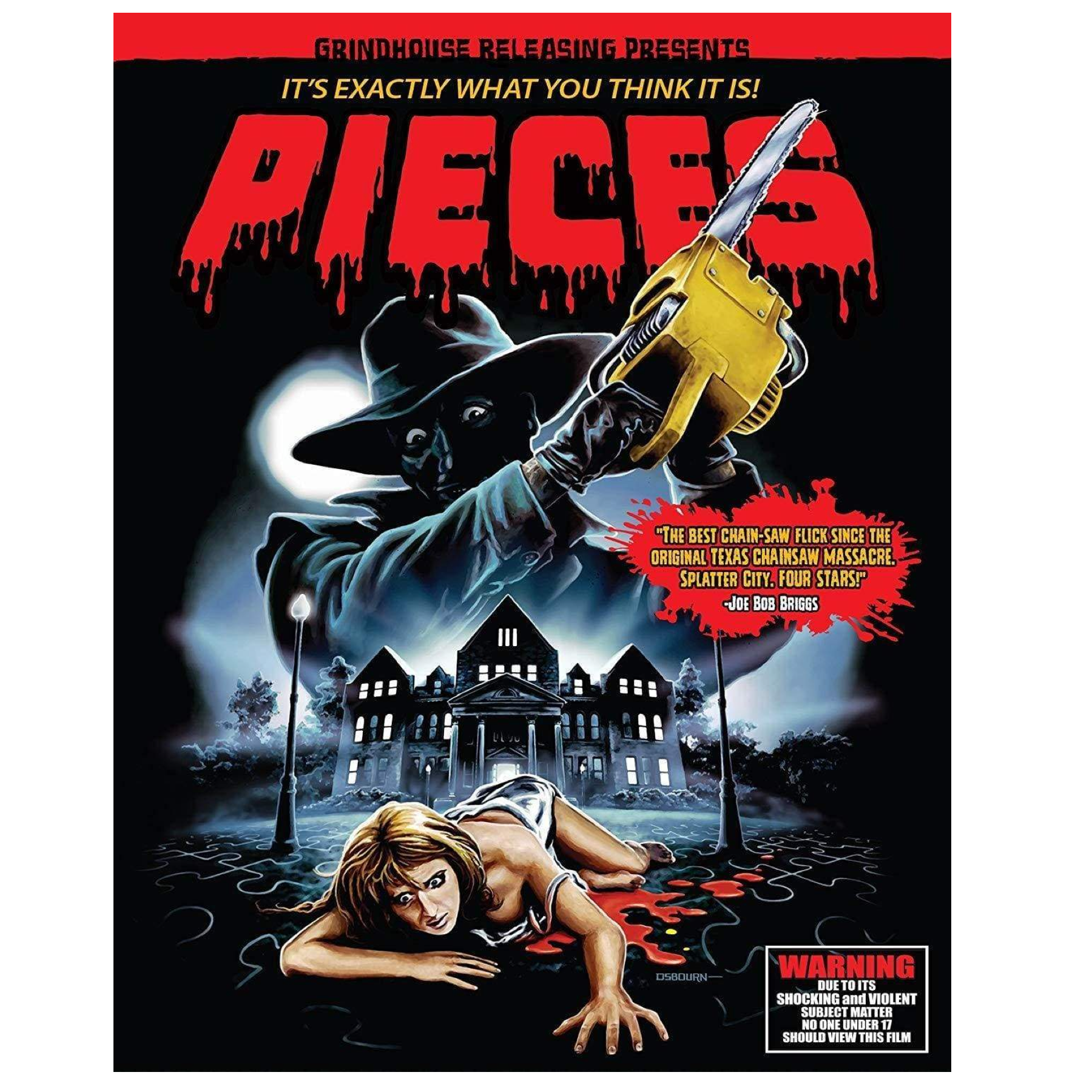 Pieces (1982) Deluxe 3-Disc Blu-Ray & CD Soundtrack Set w/ Slipcover