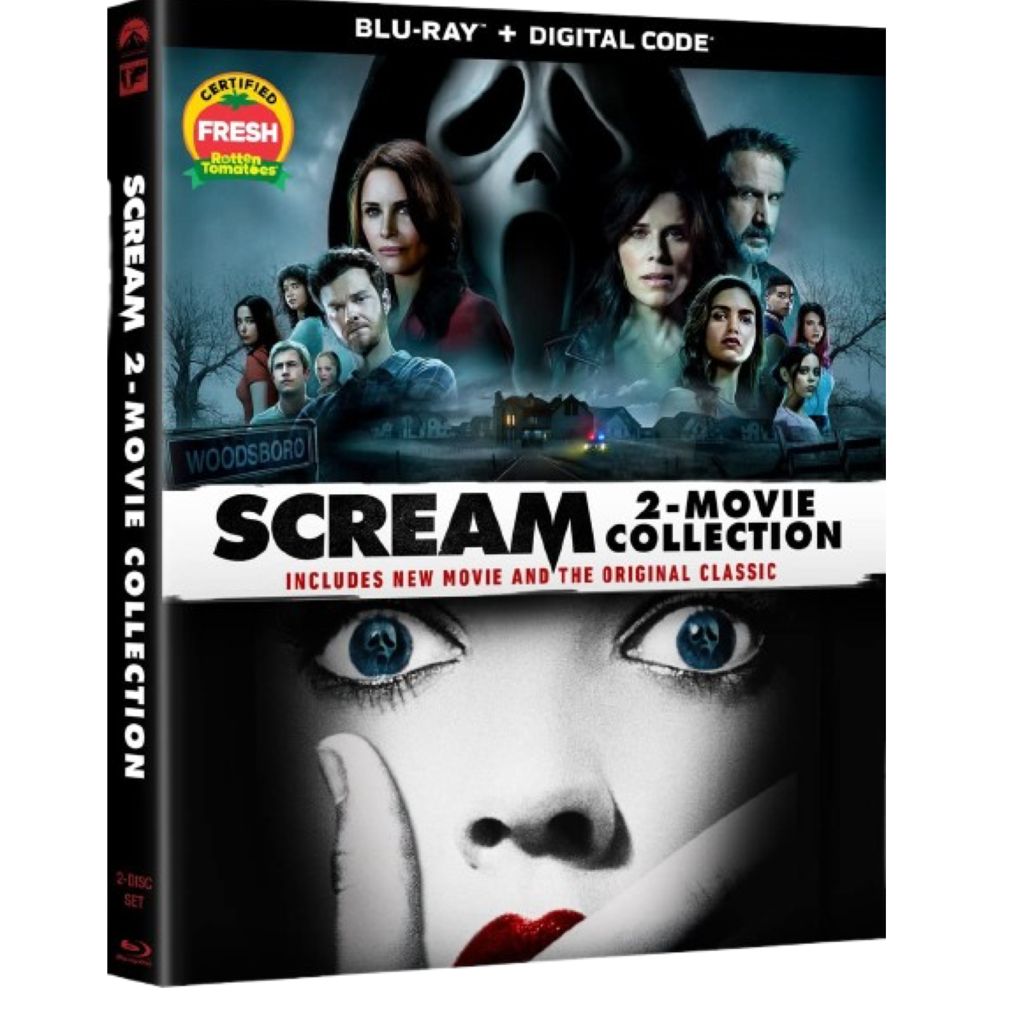 Scream (2-Movie Collection) Blu-Ray w/ Slipcover