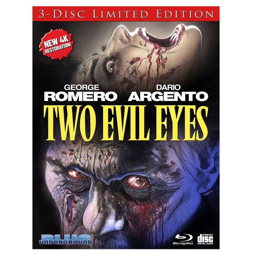 Thumbnail: Two Evil Eyes (1990 / 3-Disc) Limited Edition Blu-Ray w/ Lenticular Slipcover