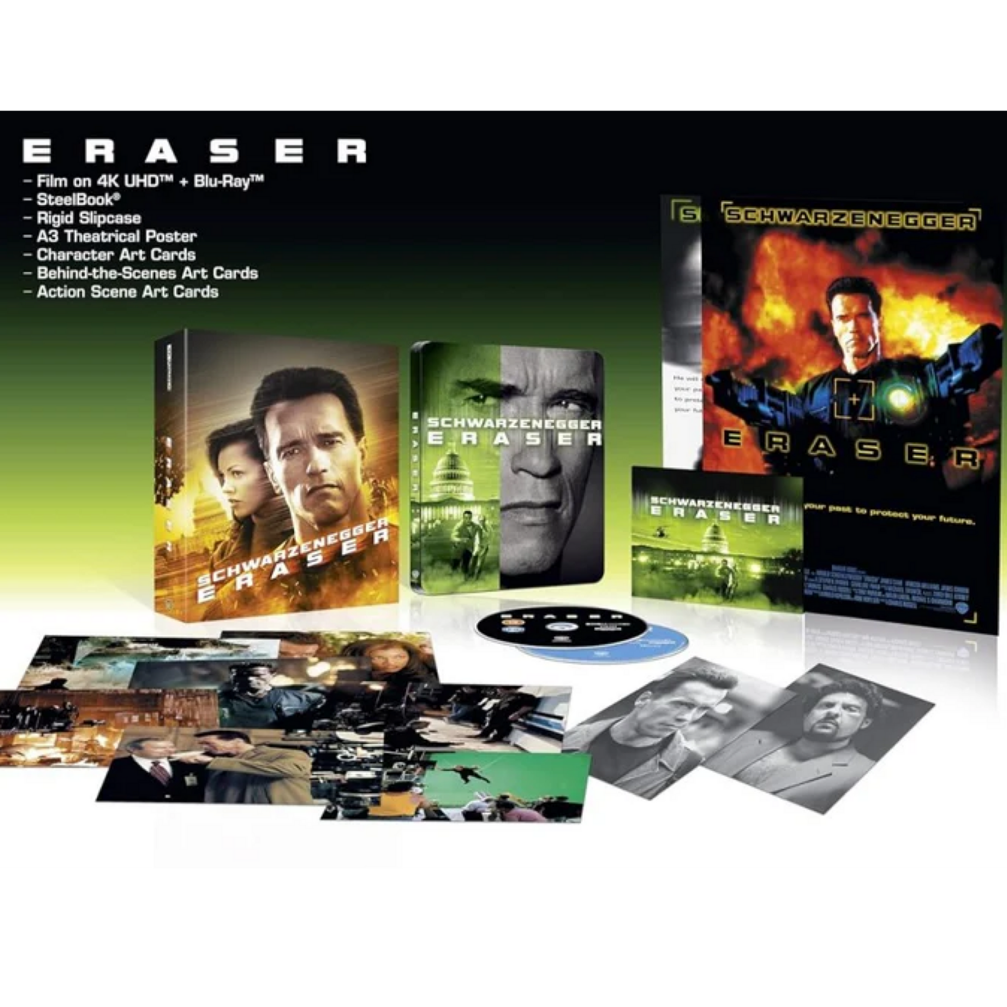 Erasure (Limited Collector's Edition RF/RB UK Import ) Steelbook 4K UHD & BR Box