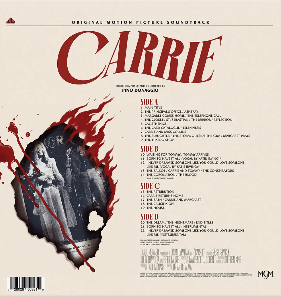 Thumbnail: Carrie (1976) OST 2xLP