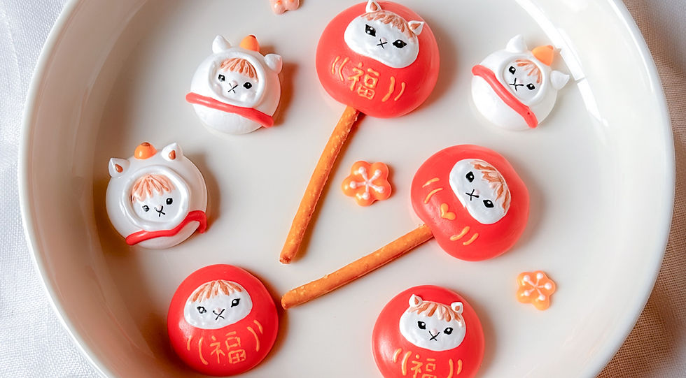 Mofusand meringue candies